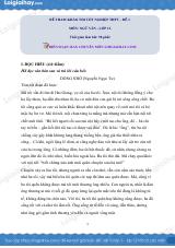 Đề tham khảo thi Văn THPT (Đề số 1) - có lời giải chi tiết